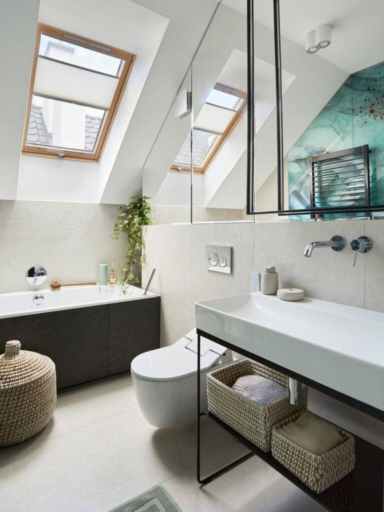 Stylish bathroom design